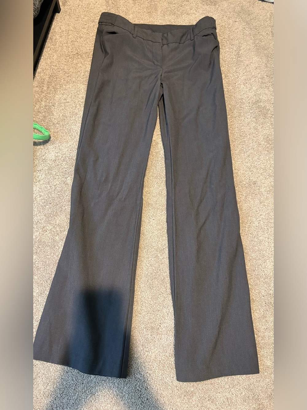 Set of 2 Joe B Straight Leg Dress Pants, gray and pinkish/beige